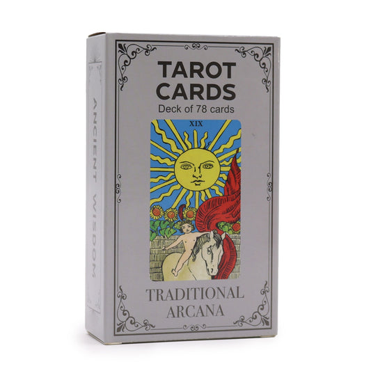 Tarot Cards with Guide Book - Traditional Arcana AW Dropship UK