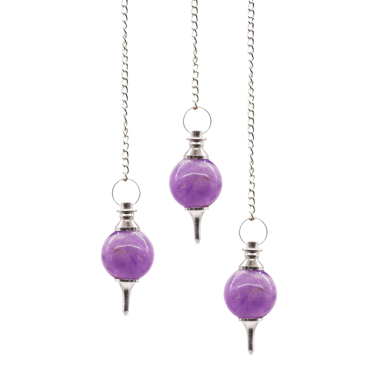 Sphere Pendulums - Amethyst AW Dropship UK