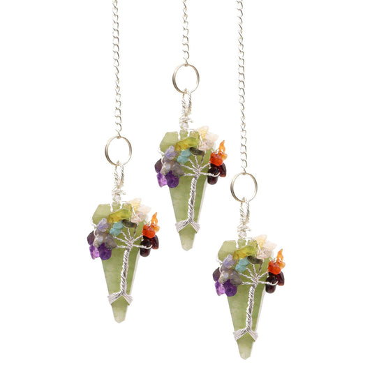 Magic Pendulum - Seven Chakra - Aventurine AW Dropship UK