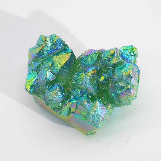 Med Enhanced Quartz - Aura Green Flame Quartz AW Dropship UK