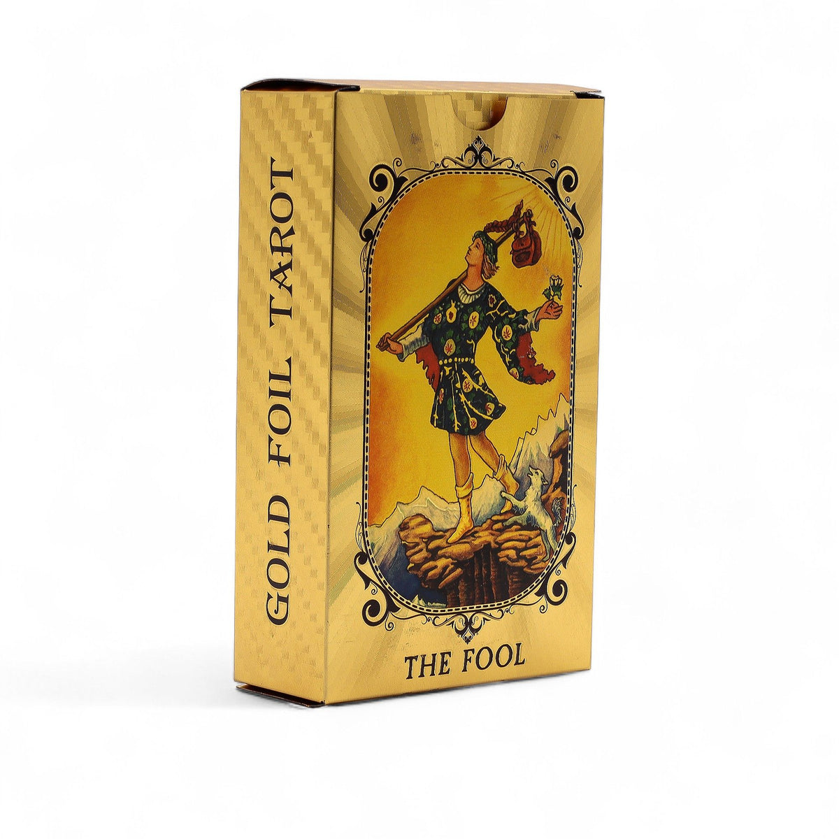 Blue & Gold Foil Tarot Card Set - All Seeing Eye - with booklet AW Dropship UK