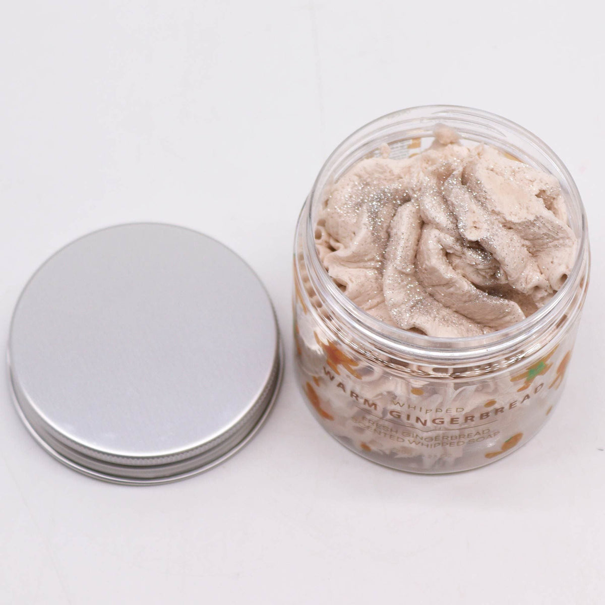 Gingerbread scented whipped soap