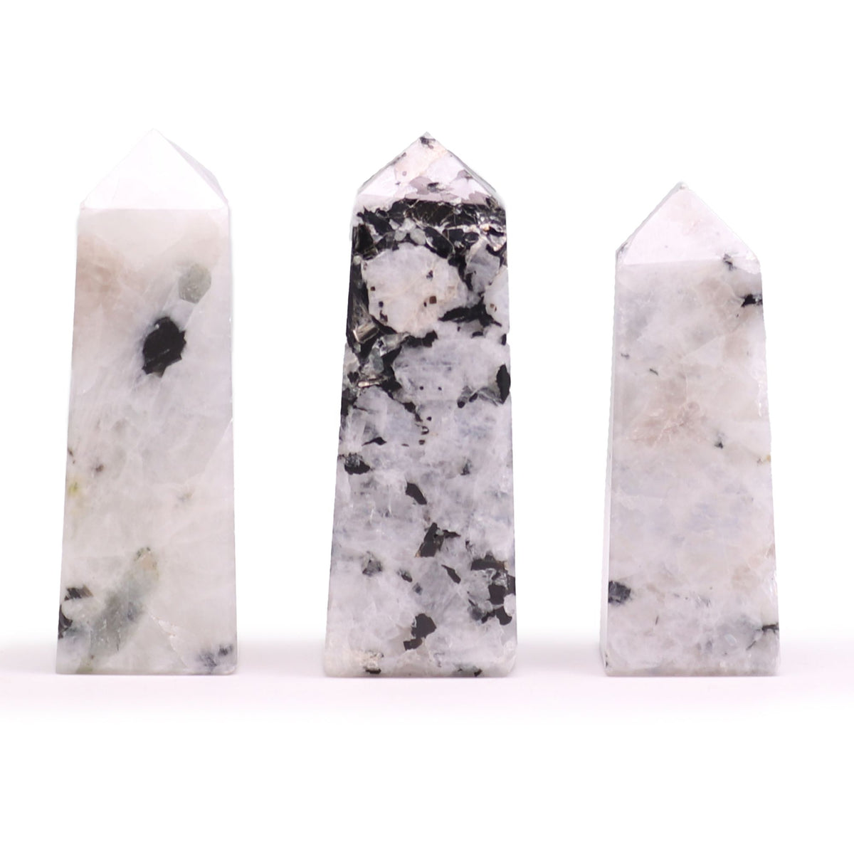 Gemstone Obelisk Point approx 5cm - Moonstone AW Dropship UK