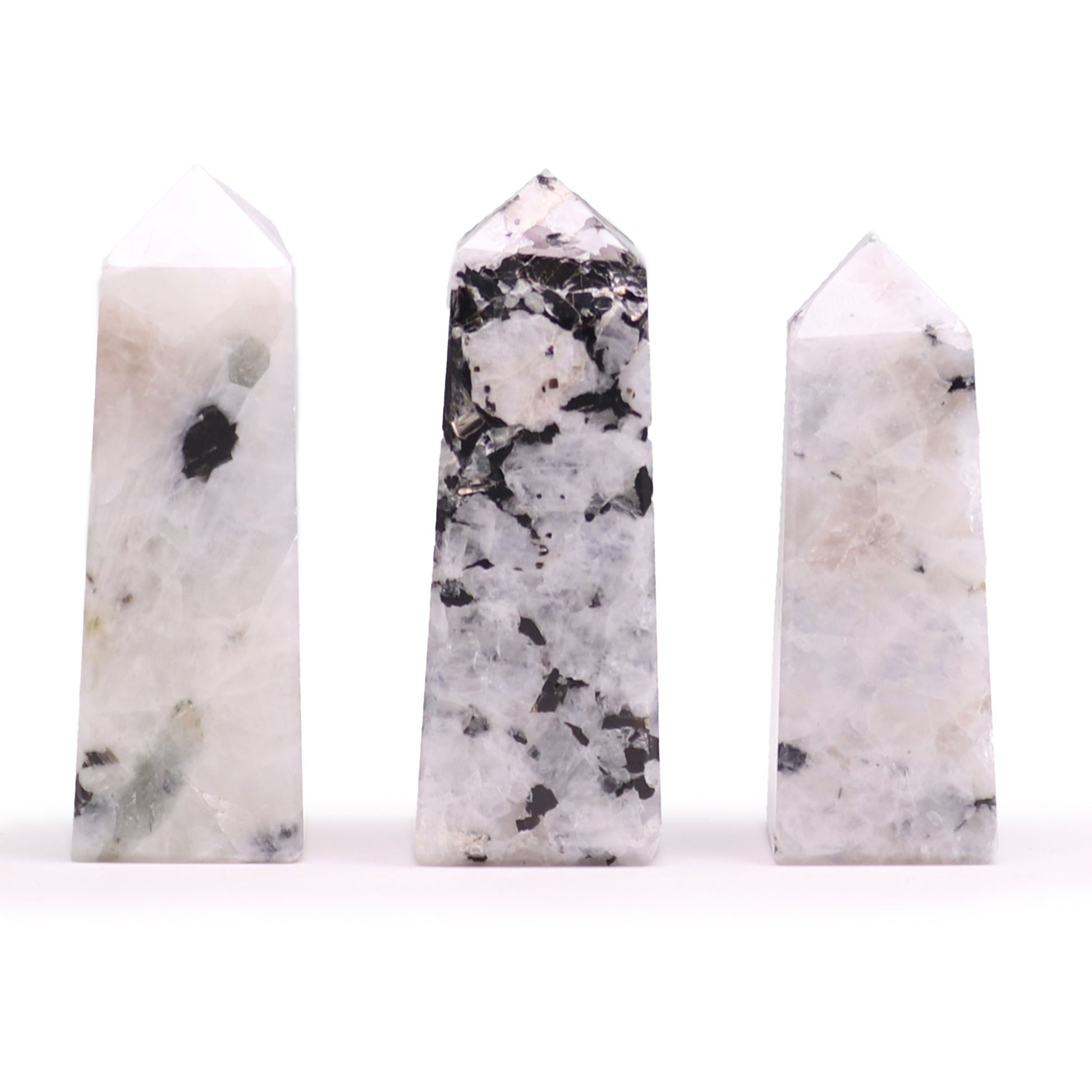 Gemstone Obelisk Point approx 5cm - Moonstone AW Dropship UK