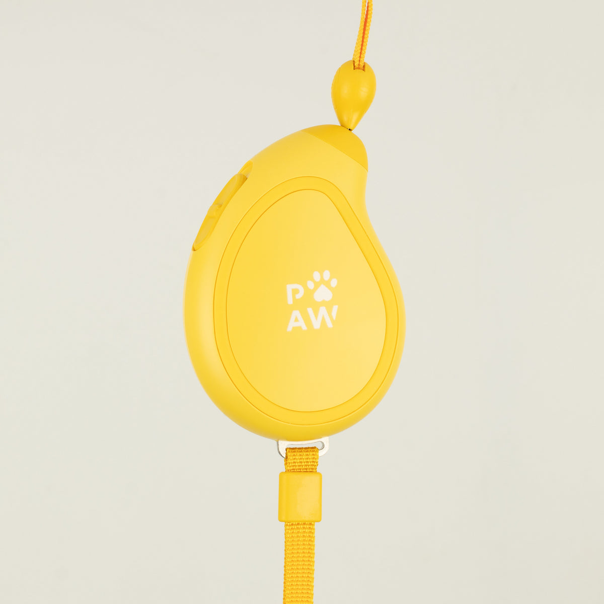 Mini Mango yellow dog leash detail