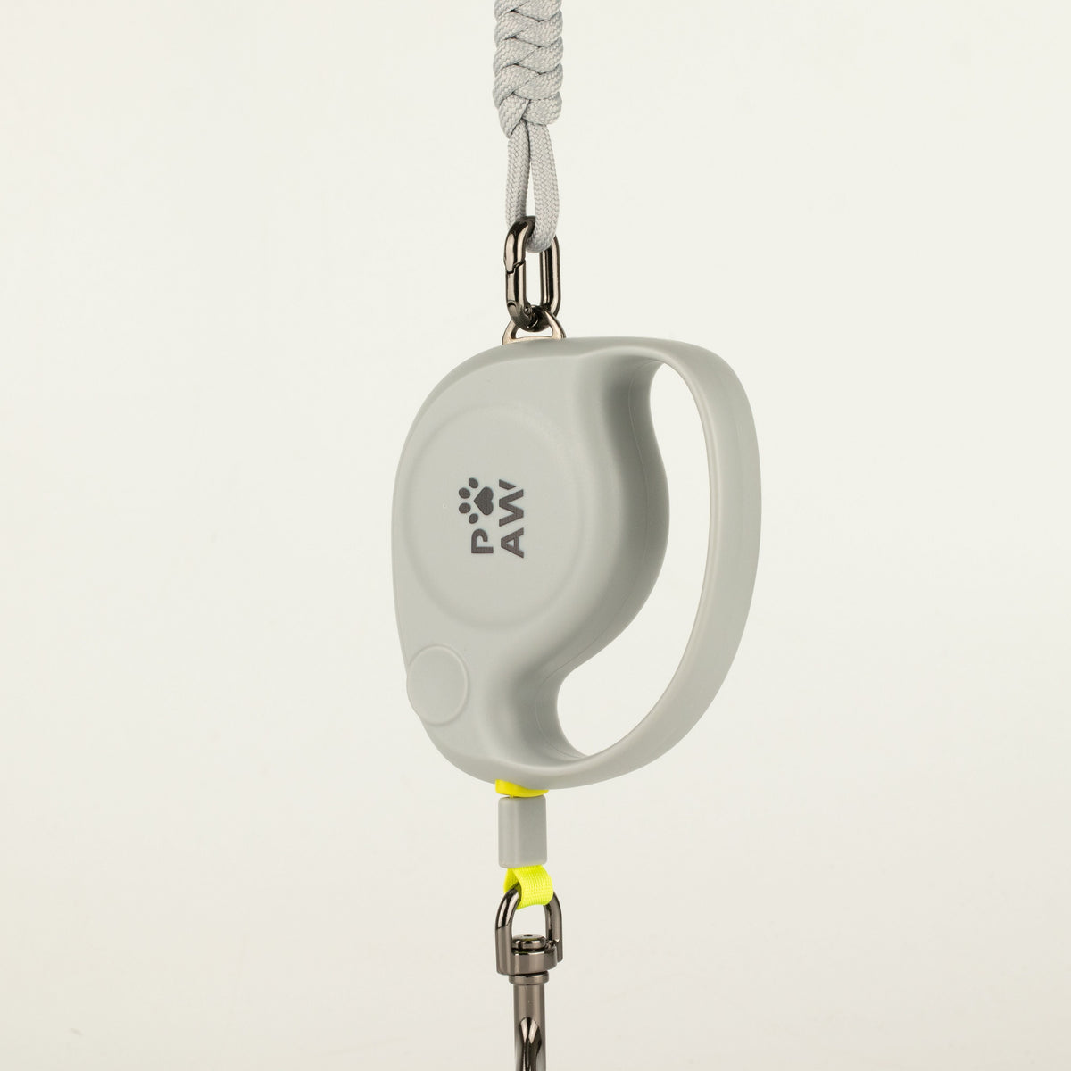 PAW grey retractable dog lead