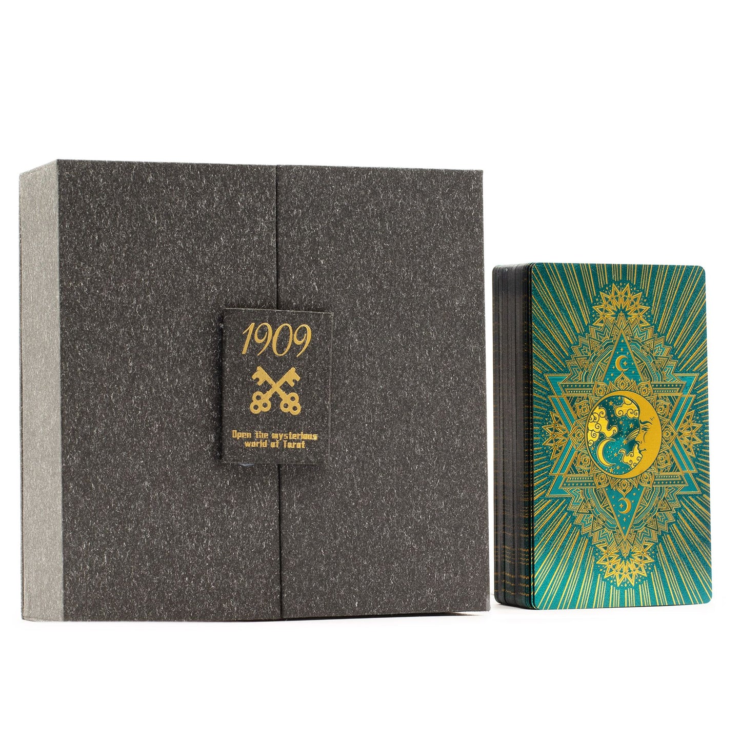 Gold & Turqoice Foil Tarot Card -  Gift Set AW Dropship UK