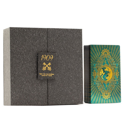 Gold & Turqoice Foil Tarot Card -  Gift Set AW Dropship UK