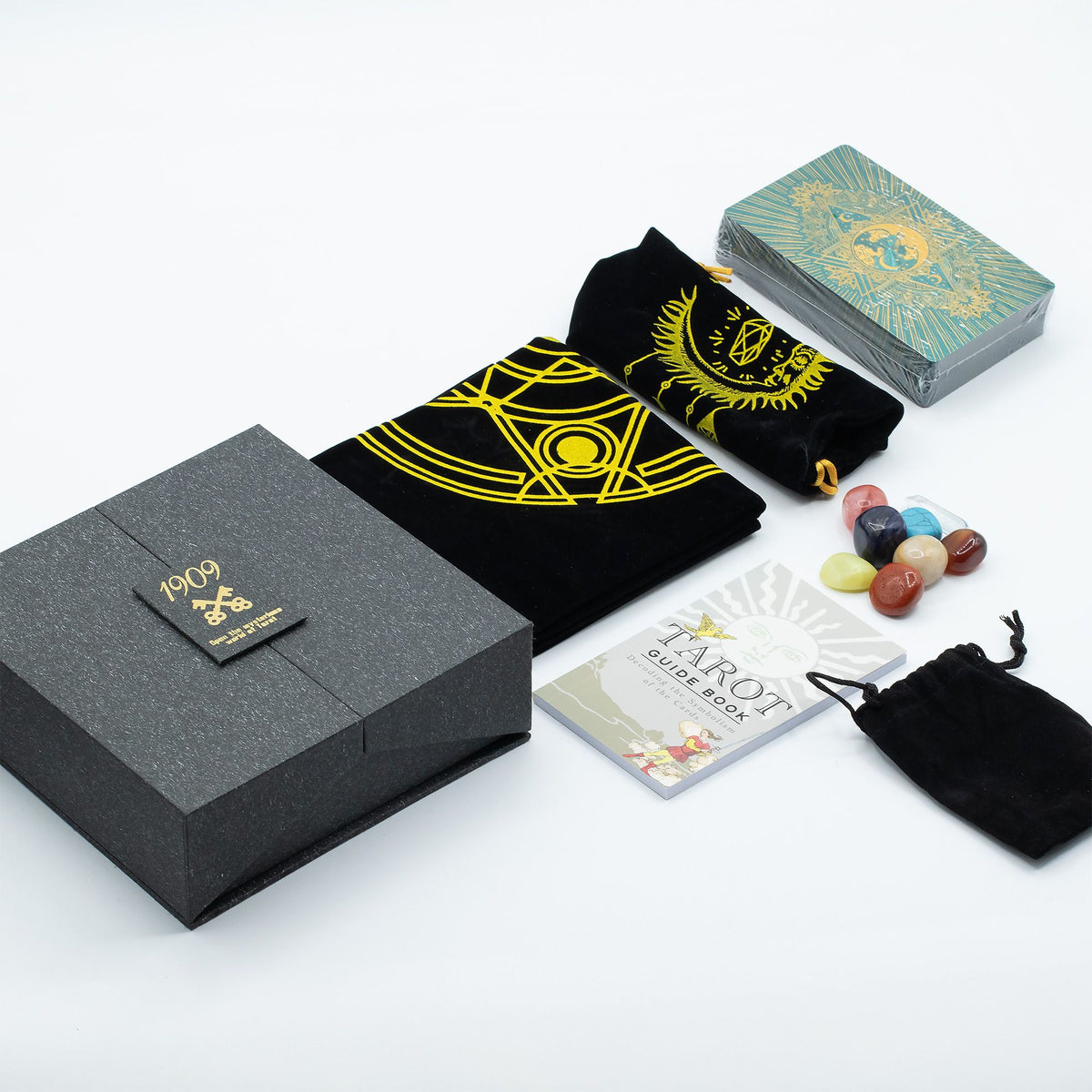 Gold & Turqoice Foil Tarot Card -  Gift Set AW Dropship UK