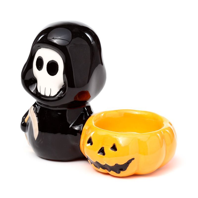 Ceramic Skull Boy Tea Light Candle Holder AW Dropship UK