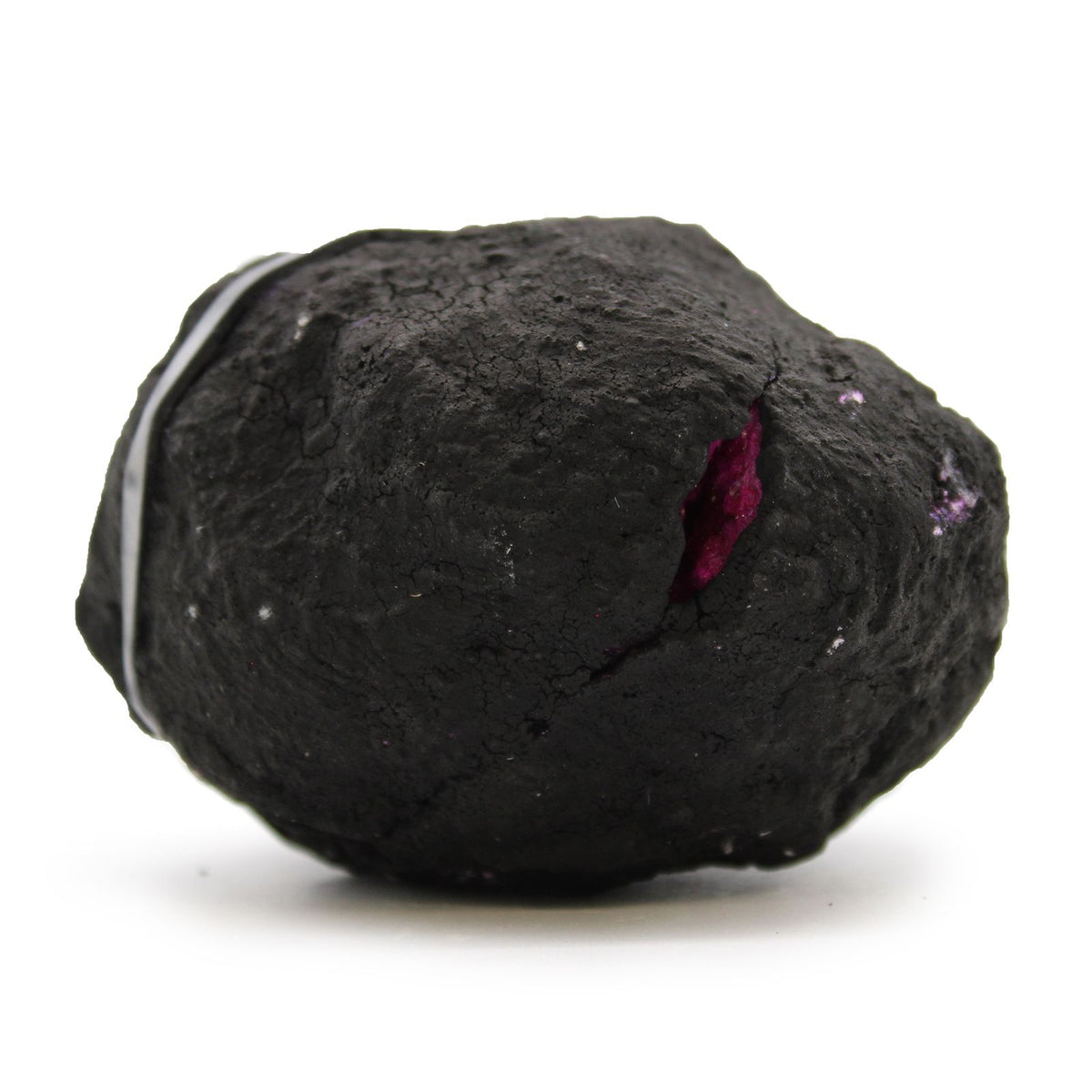 Coloured Calsite Geodes - Black Rock - Dark Red / Pink AW Dropship UK