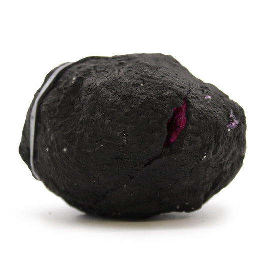 Coloured Calsite Geodes - Black Rock - Dark Red / Pink AW Dropship UK