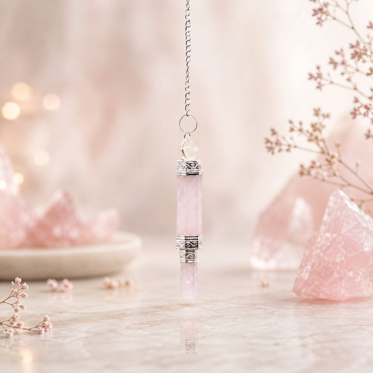 Pendulum - Rose Quartz AW Dropship UK