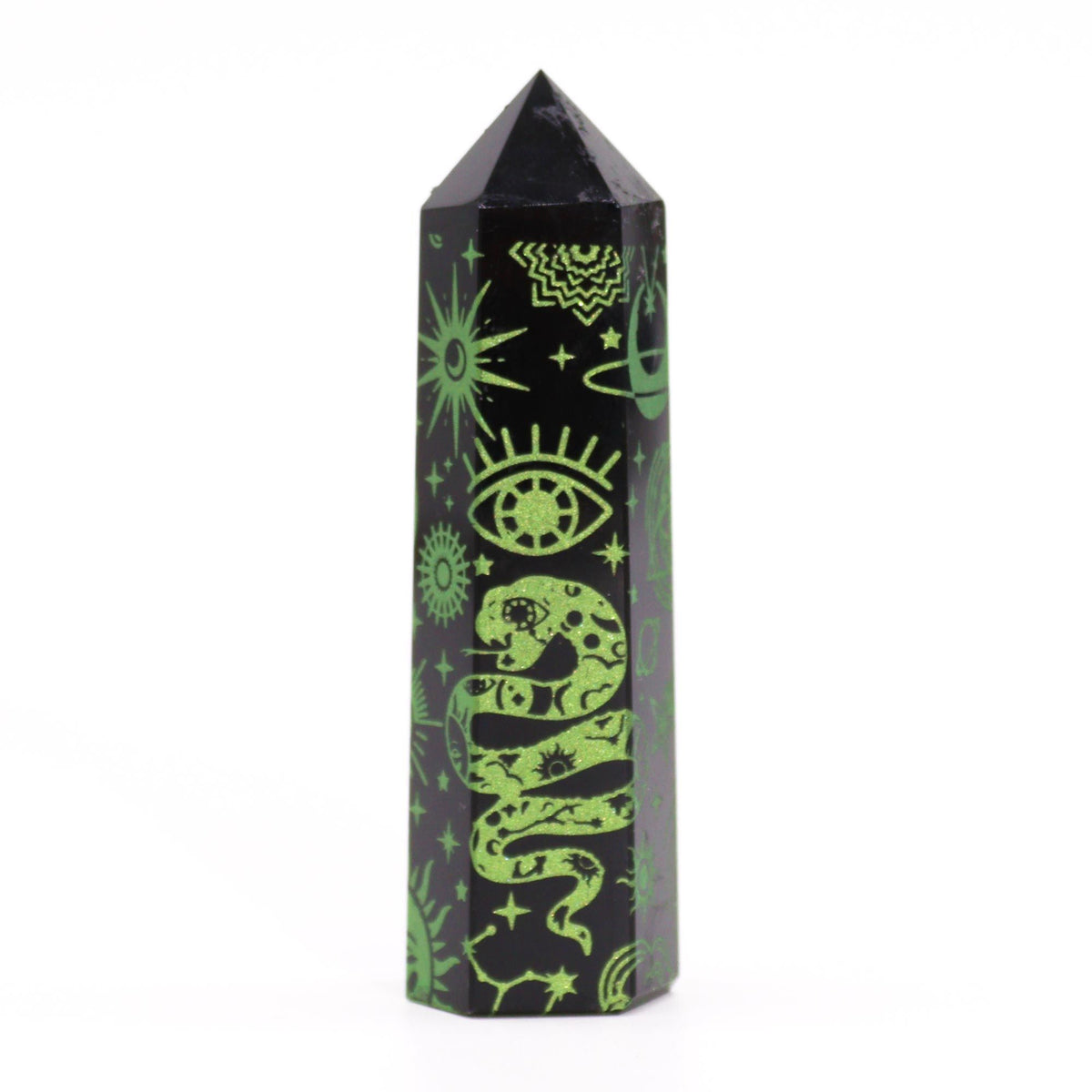 Black Obsidian Point - Mystic Story - Forest Green AW Dropship UK