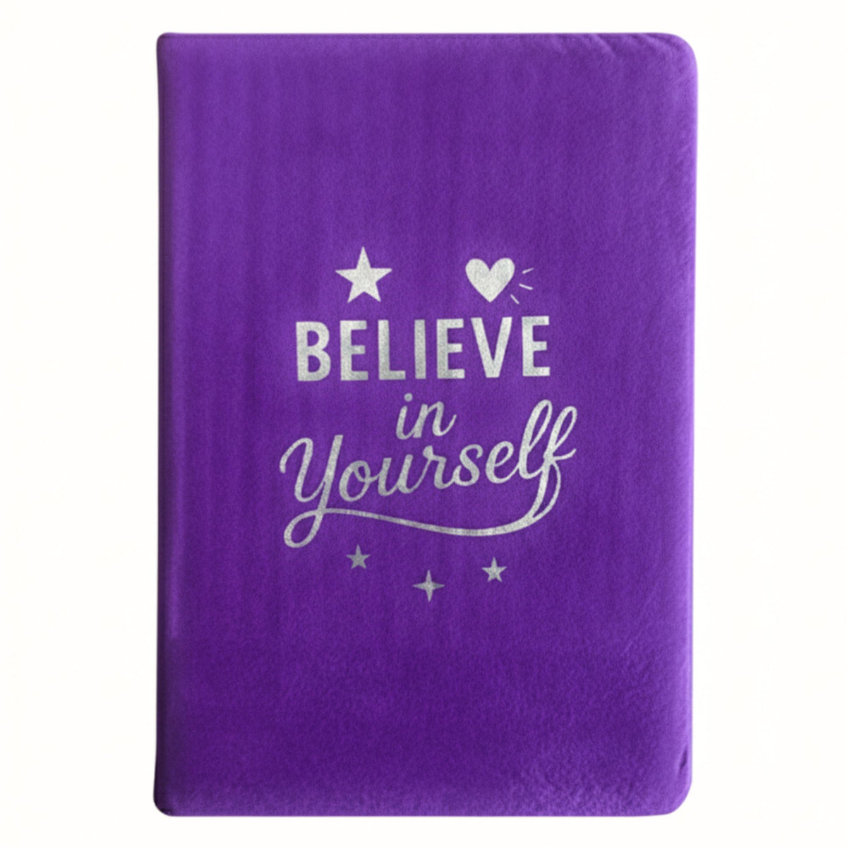 Lavender Velvet Notebook - 80 pages - Believe Yourself AW Dropship UK