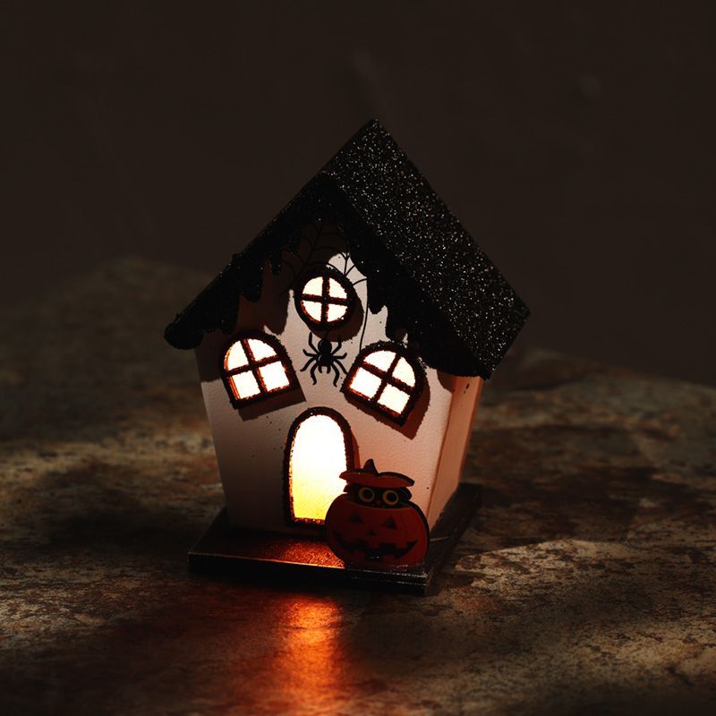 Spooky Spider House Halloween LED Decoration AW Dropship UK