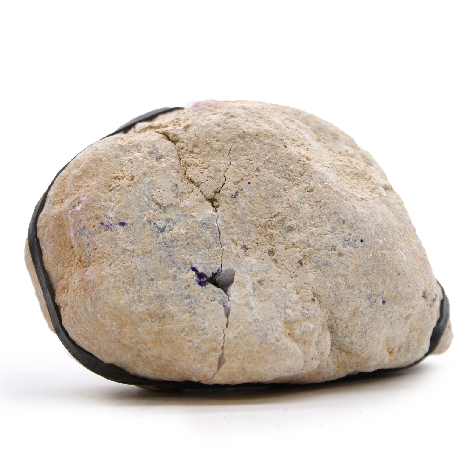 Coloured Calsite Geodes - Natural Rock - Purple & Gold AW Dropship UK