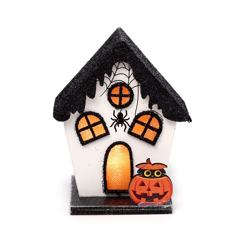 Spooky Spider House Halloween LED Decoration AW Dropship UK