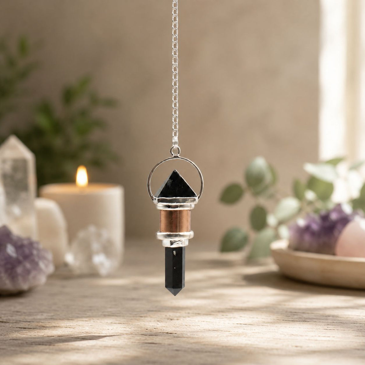 The Night Watcher- Combo Piece Copper Pendulum -  Obsidian AW Dropship UK