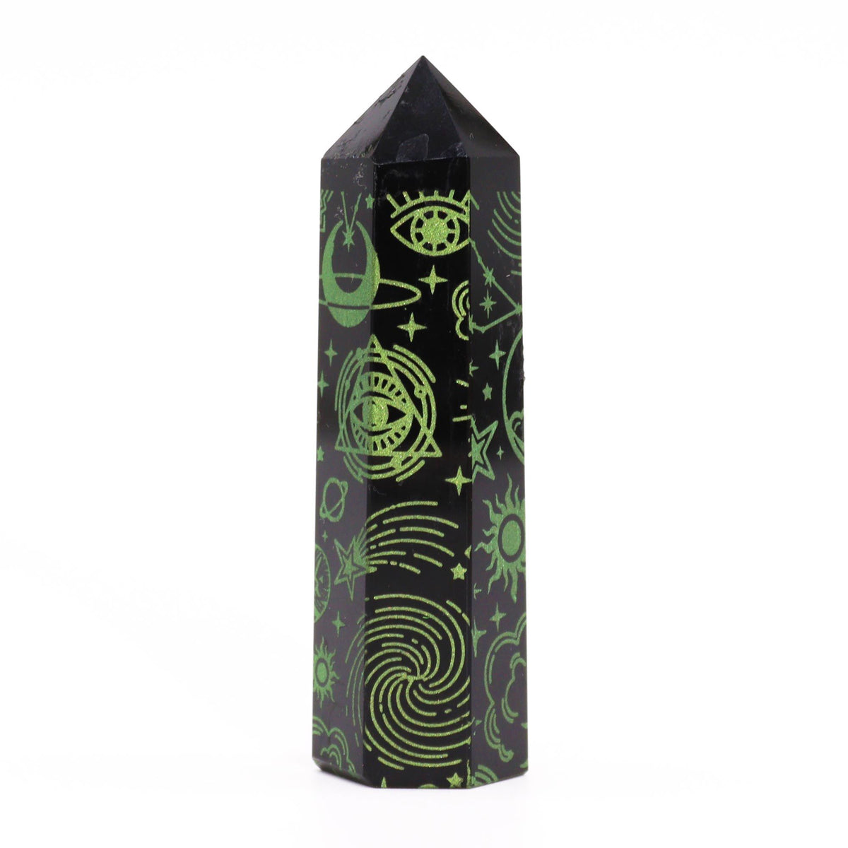 Black Obsidian Point - Mystic Story - Forest Green AW Dropship UK