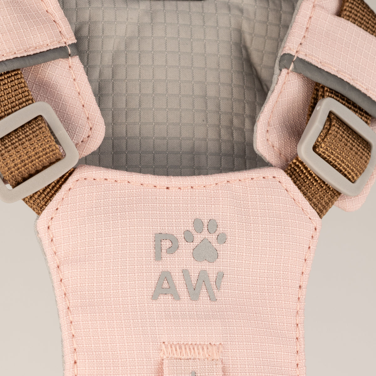 PAW - S (4-8Kg) Dog Step-in Guardian Harness with Reflective Mesh - Soft Pink - Rose Quartz Charm AW Dropship UK