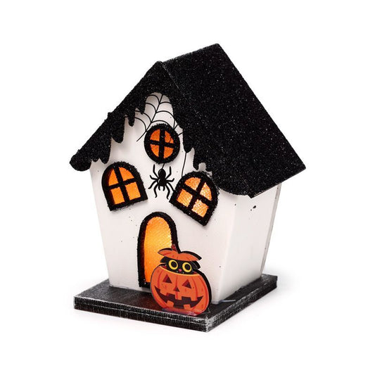 Spooky Spider House Halloween LED Decoration AW Dropship UK