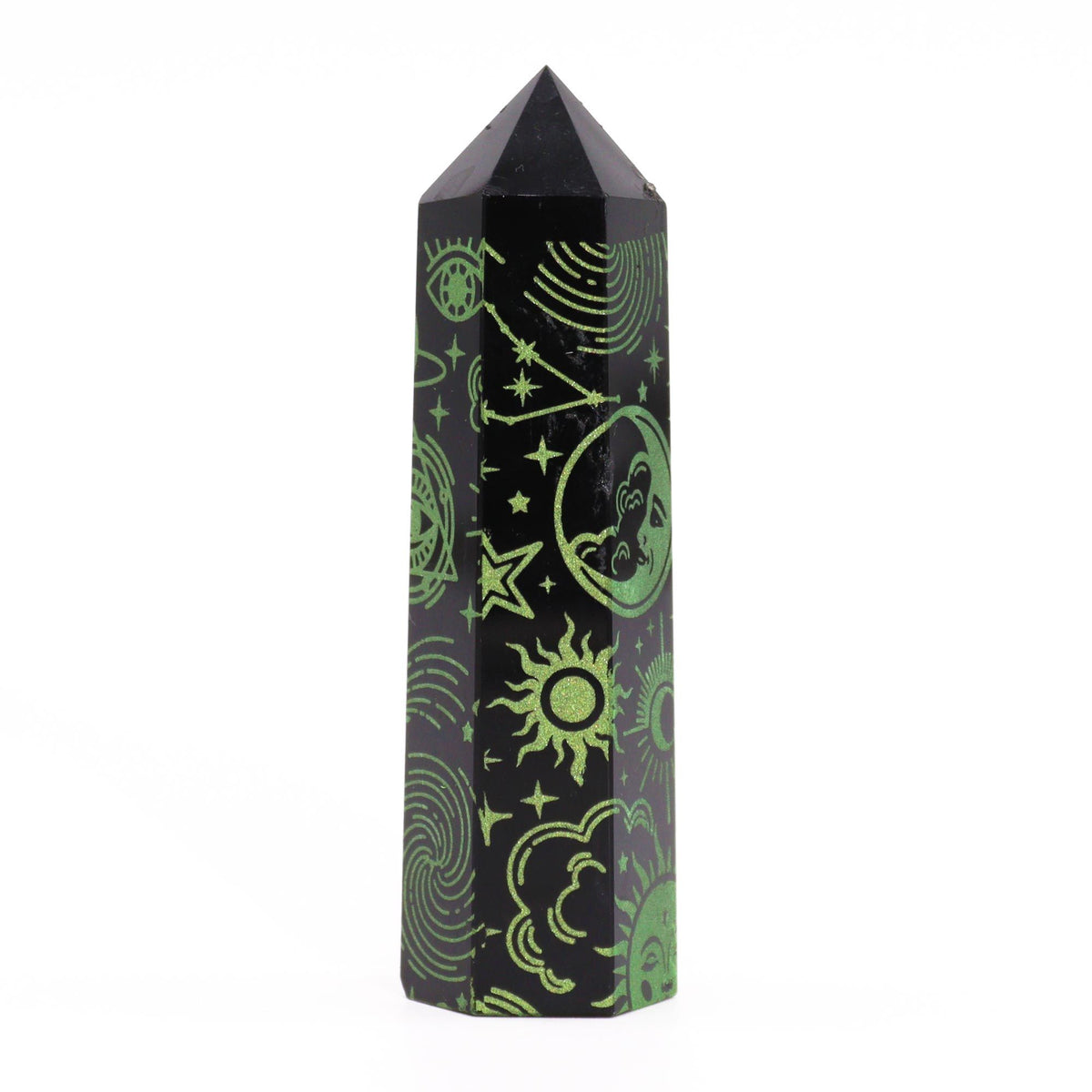 Black Obsidian Point - Mystic Story - Forest Green AW Dropship UK