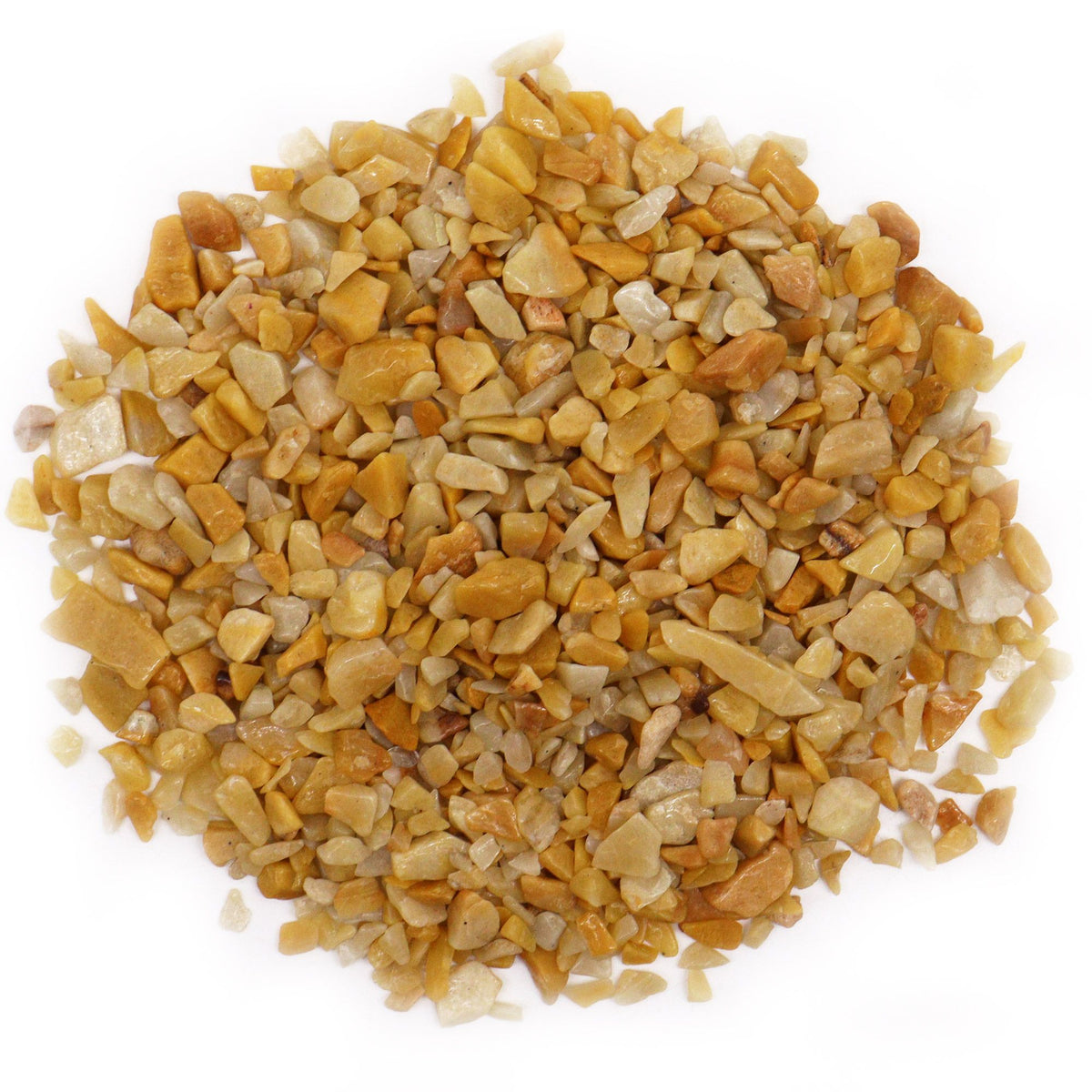 Golden Quartz Chips Gemstone Chips Bulk - 1KG AW Dropship UK