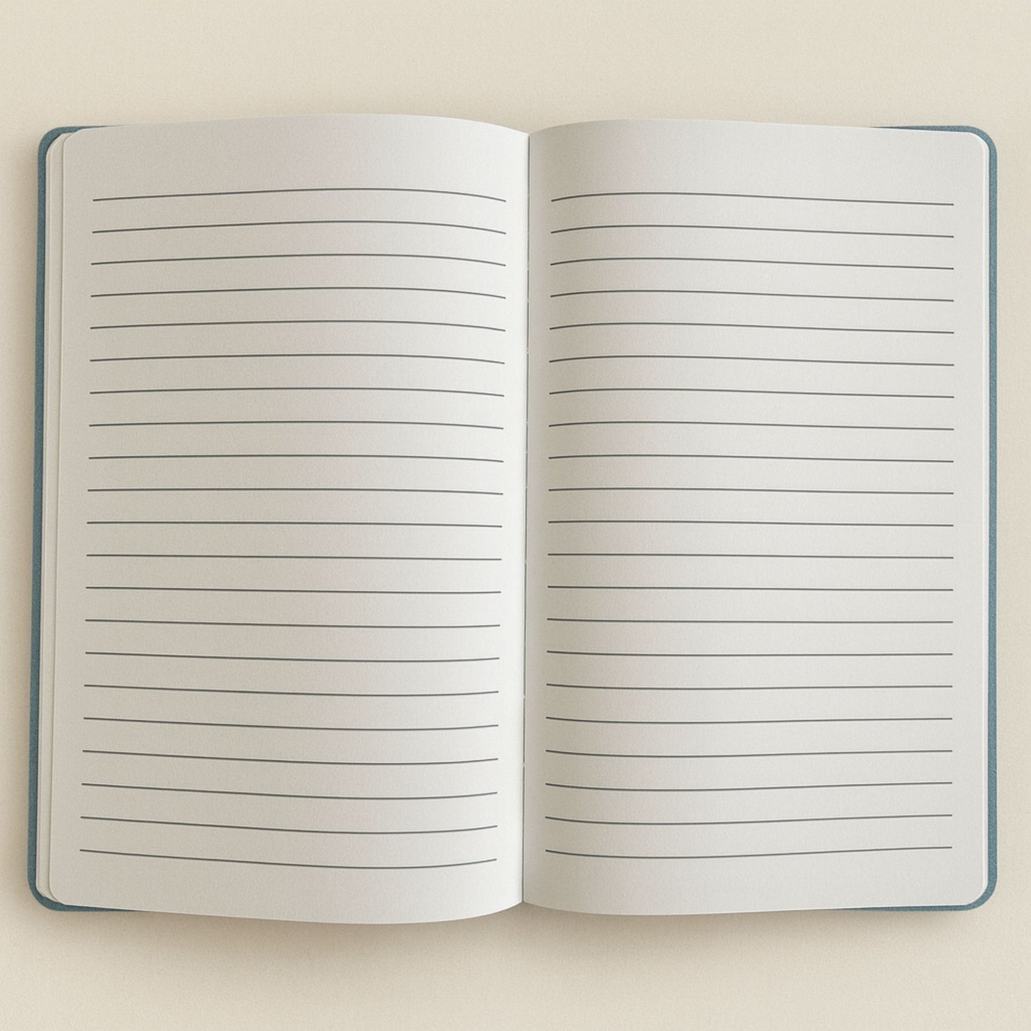 Light Blue Velvet Notebook - 80 pages - Embrace The Journey AW Dropship UK