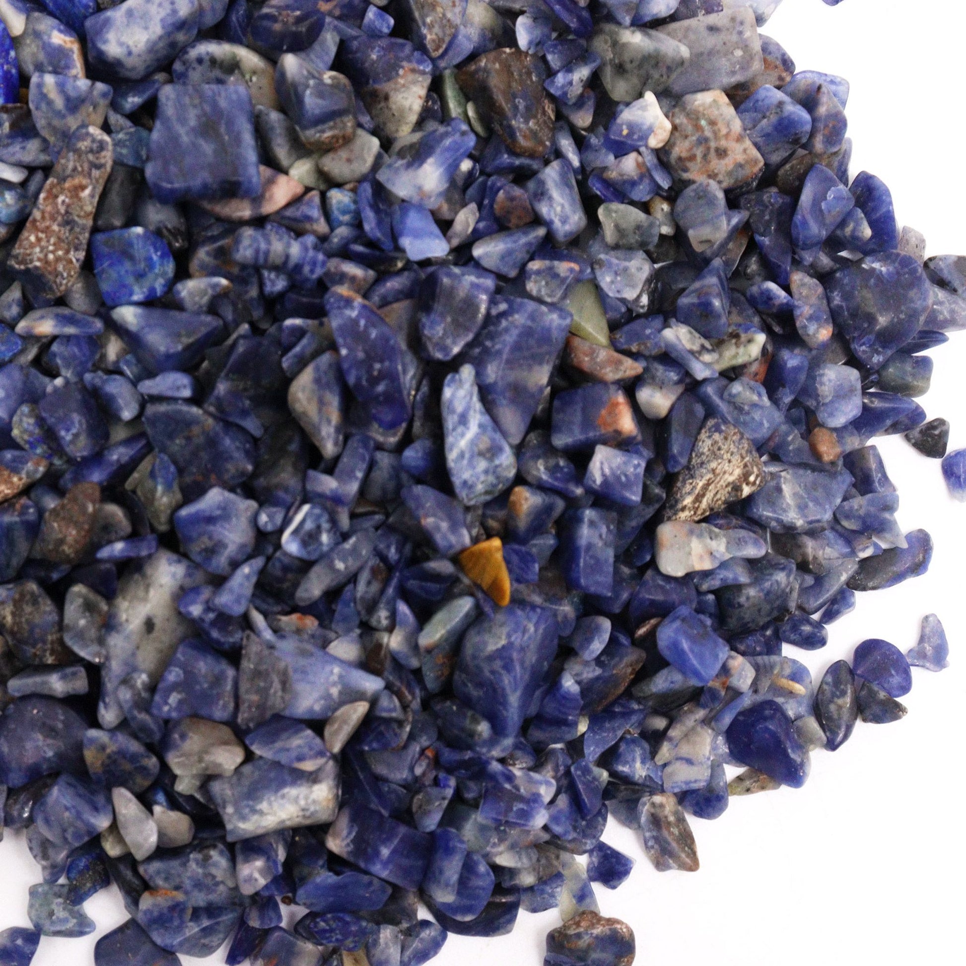 Sodalite Chips Gemstone Chips Bulk - 1KG AW Dropship UK