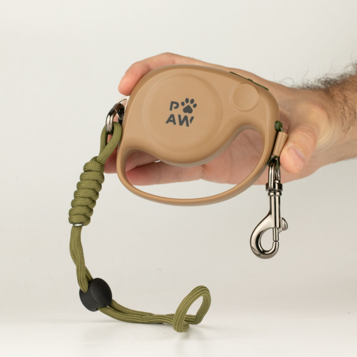 PAW blue retractable dog lead