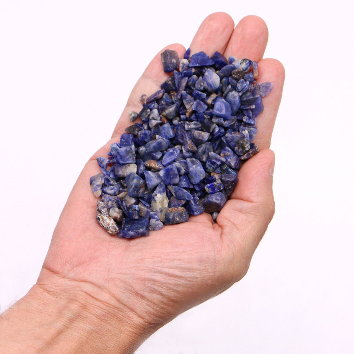 Sodalite Chips Gemstone Chips Bulk - 1KG AW Dropship UK