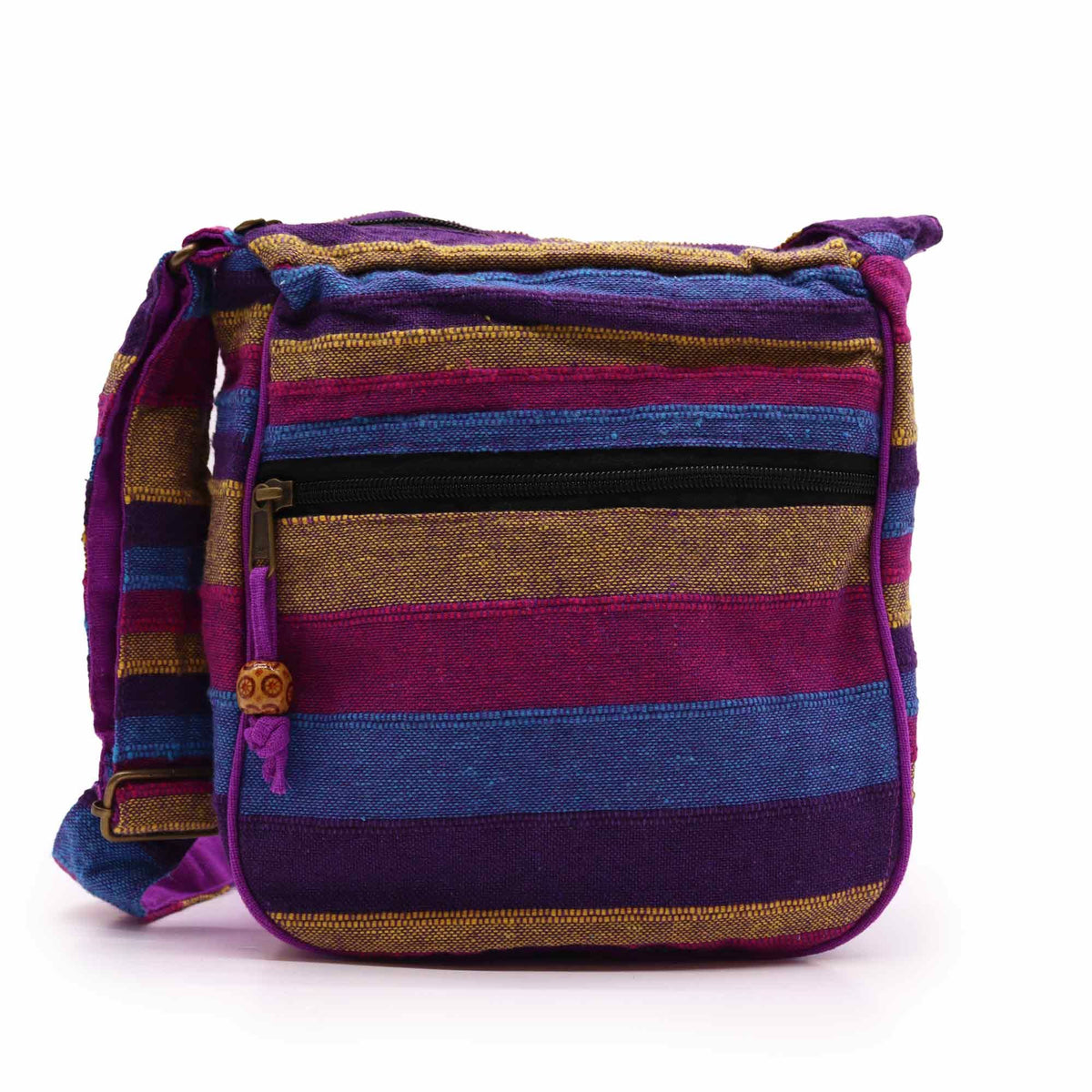 Lrg Nepal Sling Bag  (Adjustable Strap) - Wild Flowers AW Dropship UK