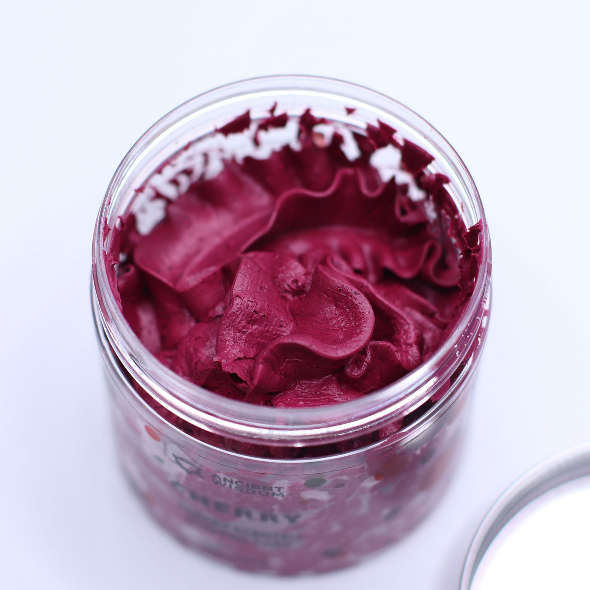 Sweet cherry scented whipped soap