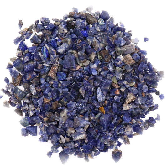 Sodalite Chips Gemstone Chips Bulk - 1KG AW Dropship UK