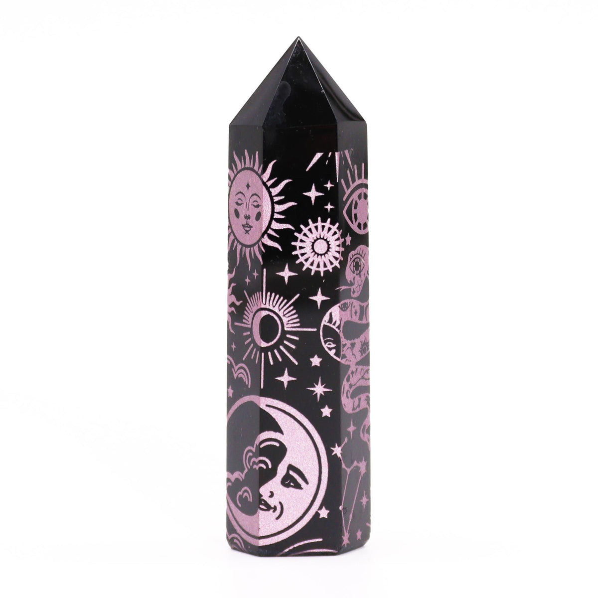 Black Obsidian Point - Mystic Story - Rose Pink AW Dropship UK