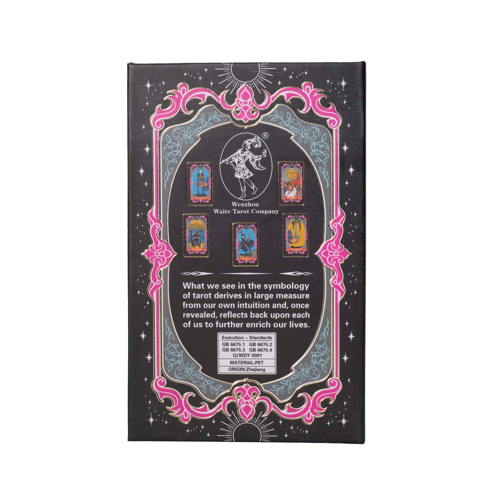 Gold Foil Tarot Card Set - with booklet AW Dropship UK