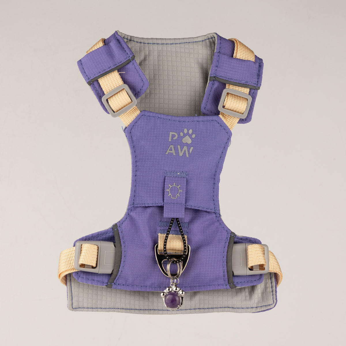 PAW - S (4-8Kg) Dog Step-in Guardian Harness with Reflective Mesh - Lavender - Amethyst Charm AW Dropship UK