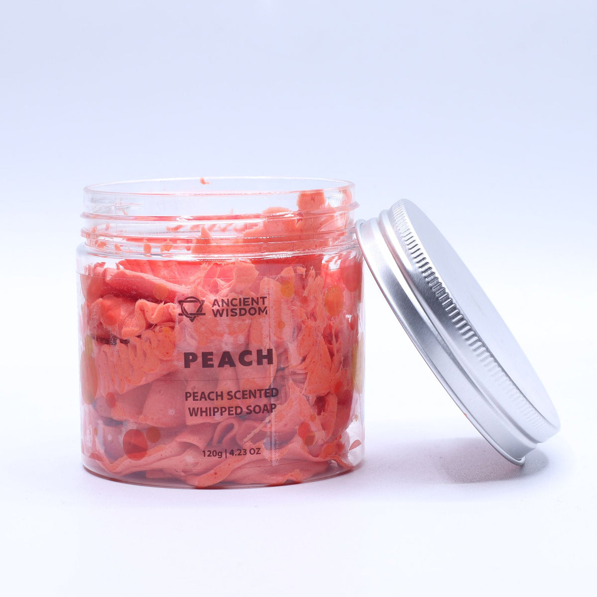 Peach whipped body and hand soap