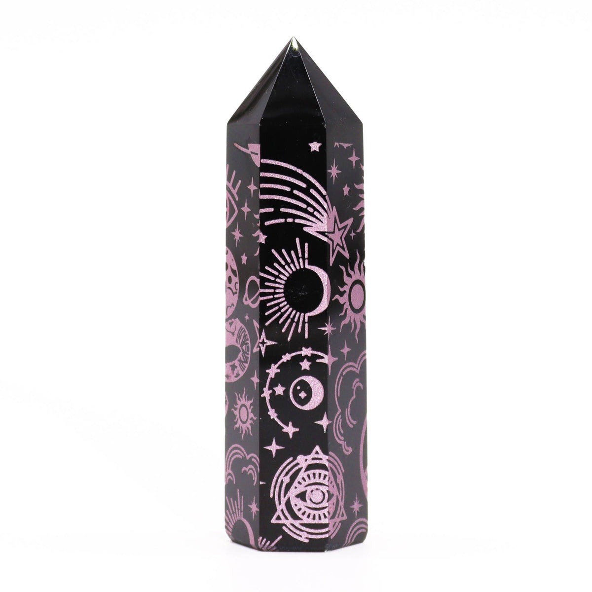 Black Obsidian Point - Mystic Story - Rose Pink AW Dropship UK