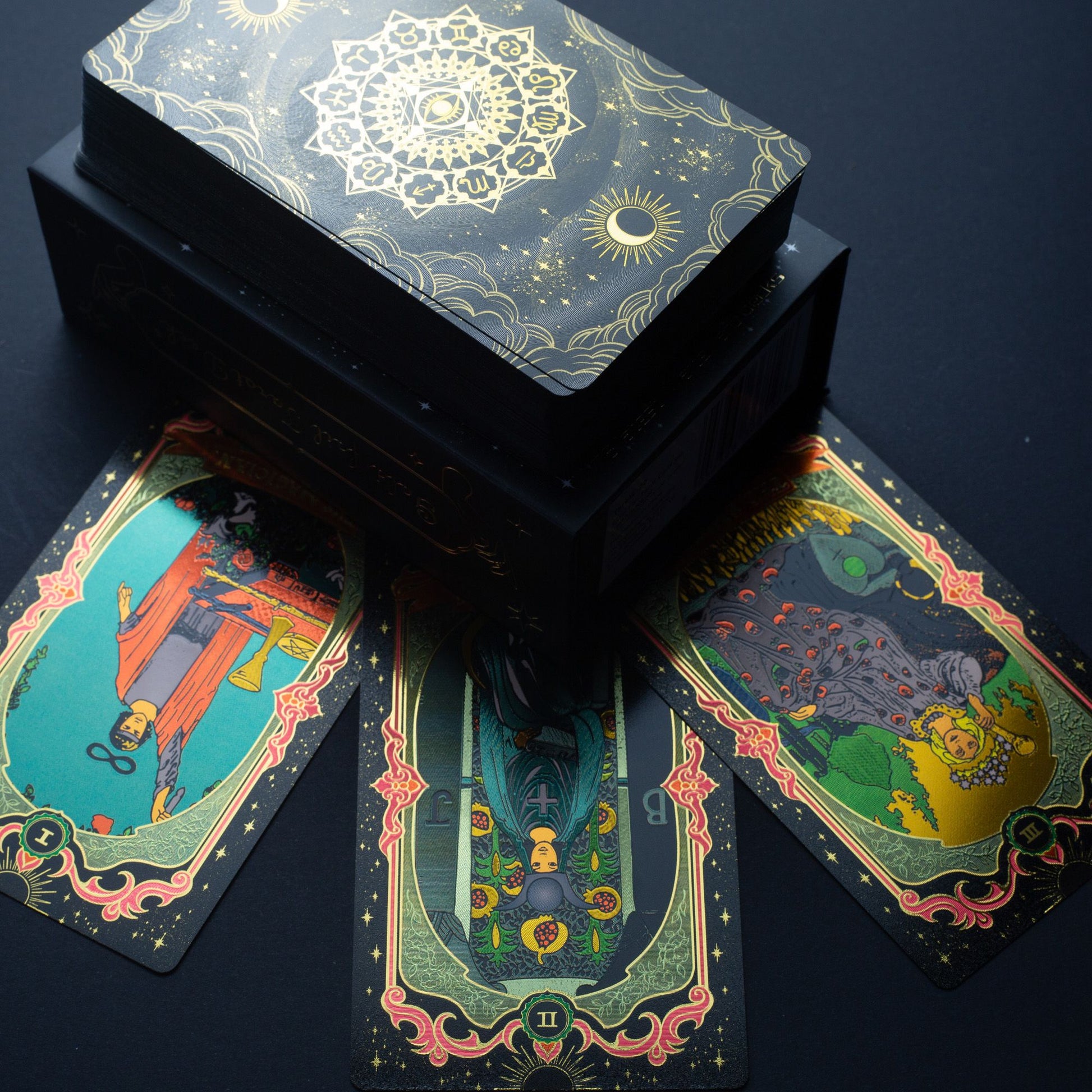 Gold Foil Tarot Card Set - with booklet AW Dropship UK