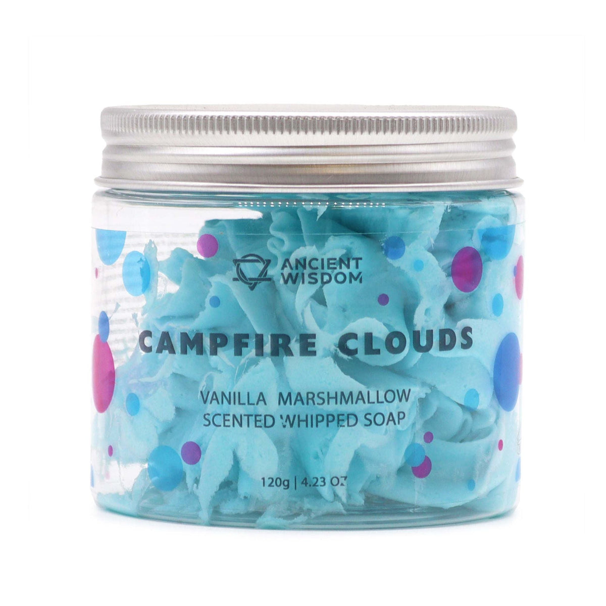 Marshmallow whipped soap for bath and shower