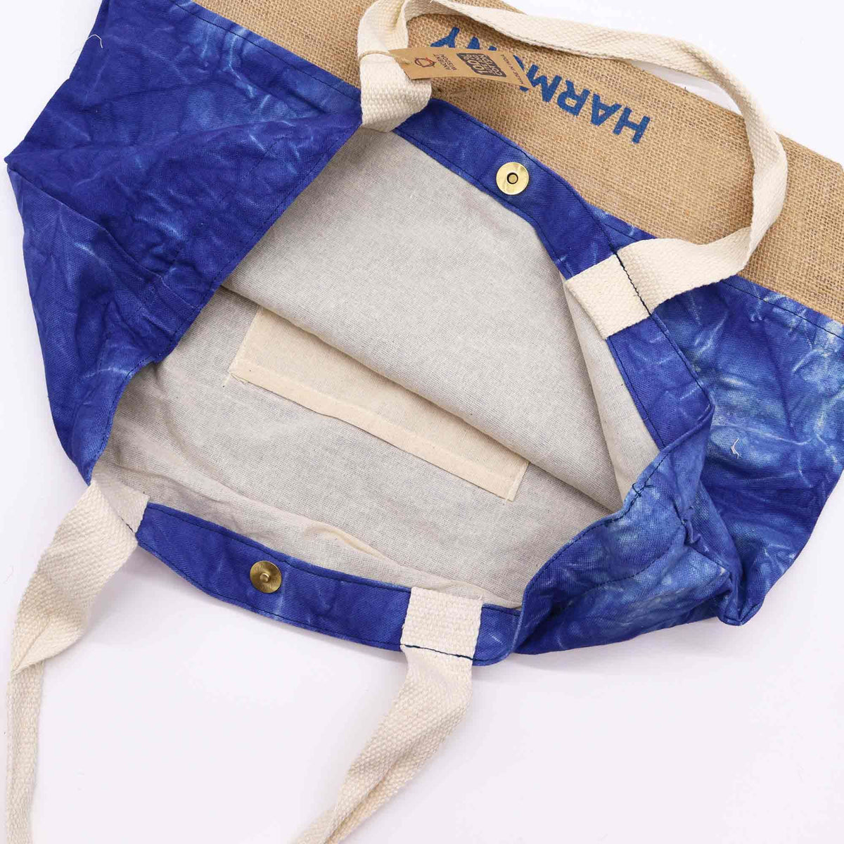 All Natural Bag - Blue Stonewash - Mandala - Harmony AW Dropship UK