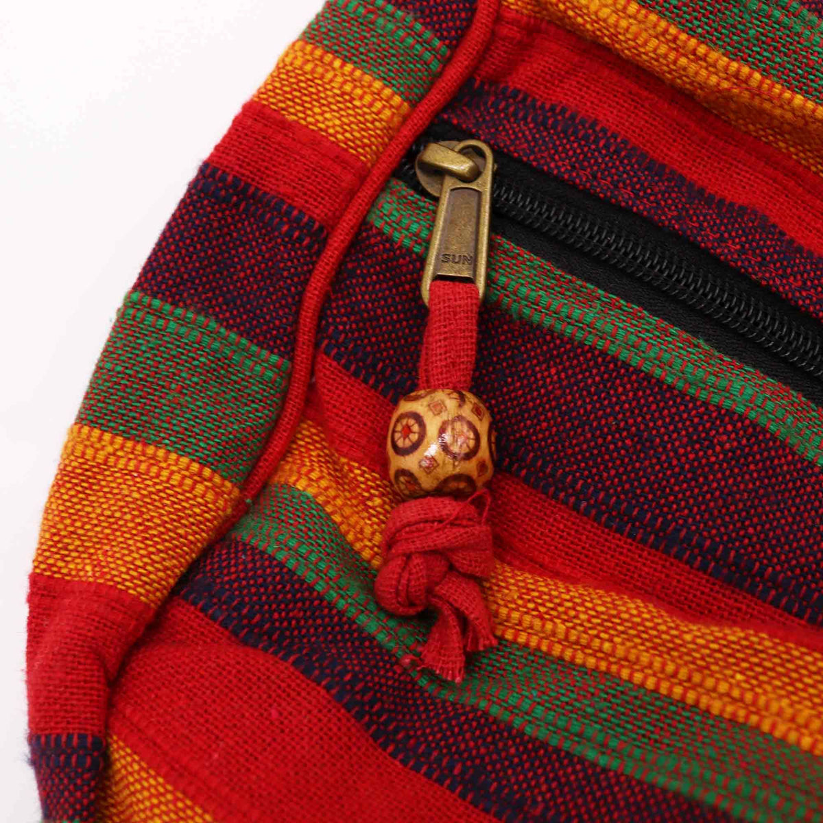 Lrg Nepal Sling Bag  (Adjustable Strap)  - Sunset Reds AW Dropship UK