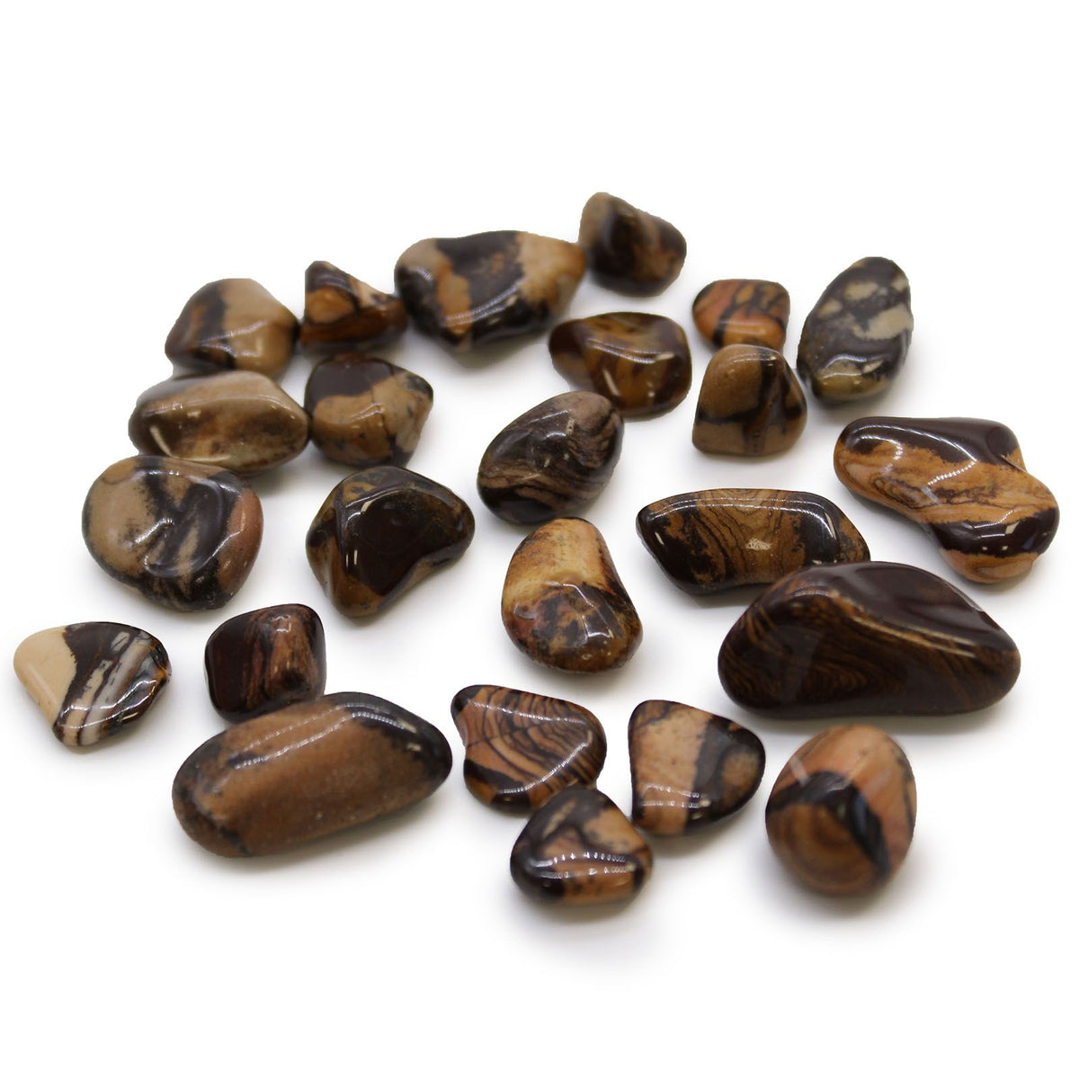 Small African Tumble Stones - Picture Nguni AW Dropship UK