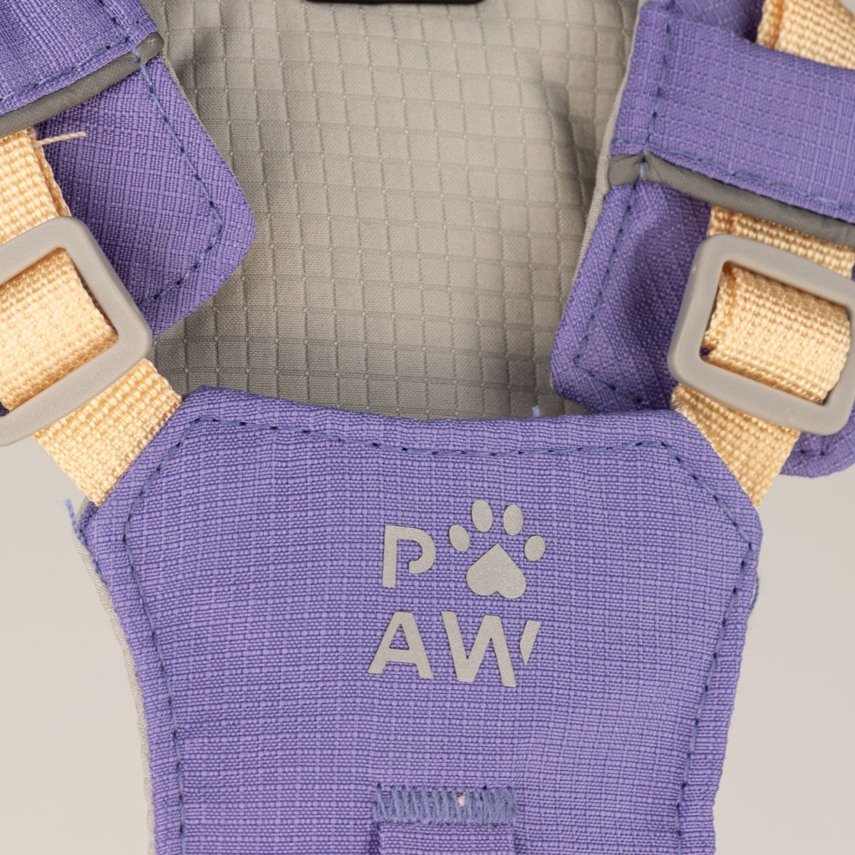 PAW - S (4-8Kg) Dog Step-in Guardian Harness with Reflective Mesh - Lavender - Amethyst Charm AW Dropship UK