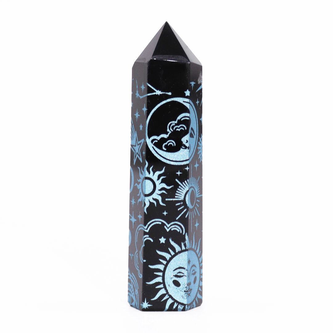 Black Obsidian Points - Mystic Story - Sky Blue AW Dropship UK