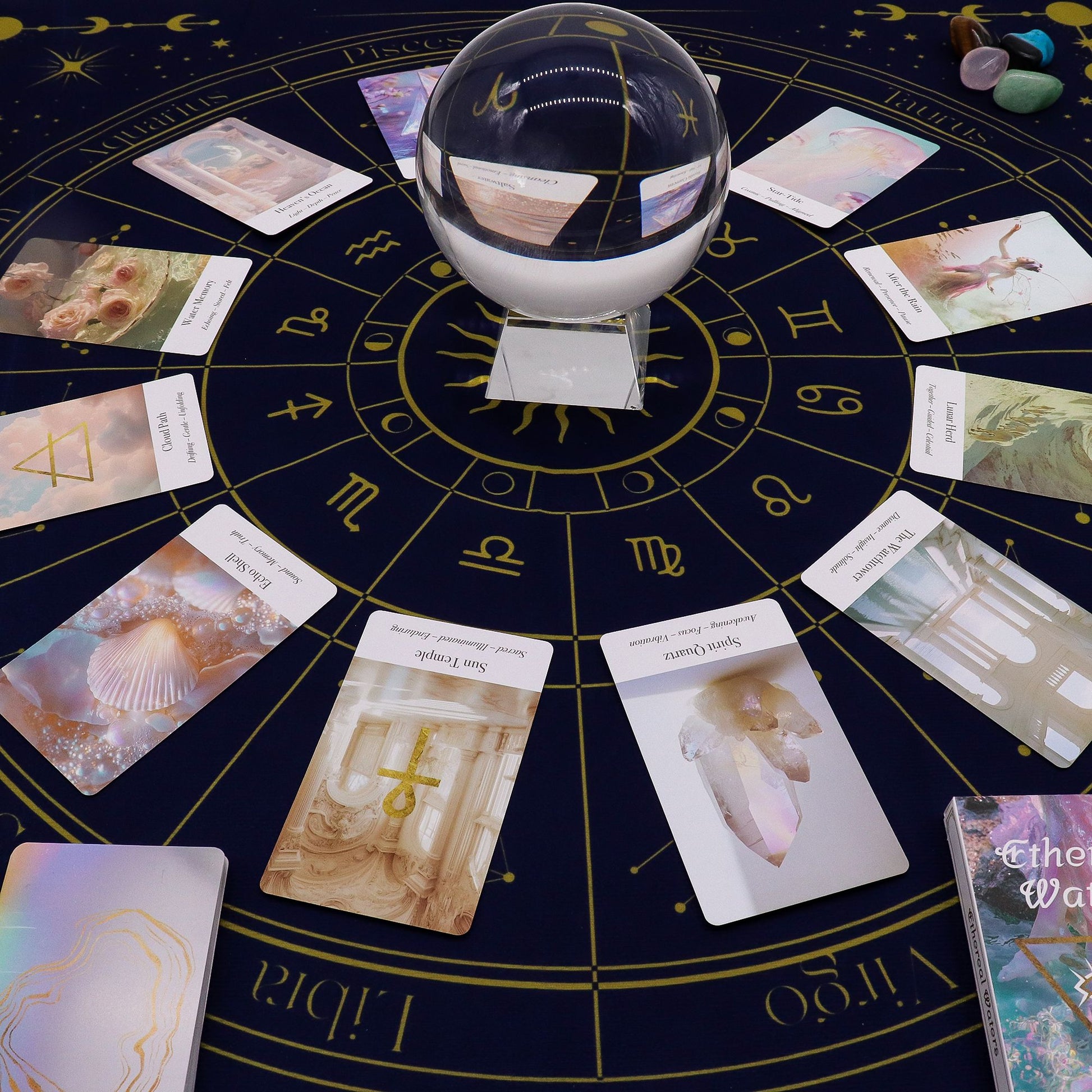 Tarot Reading Cloth - Zodiac AW Dropship UK