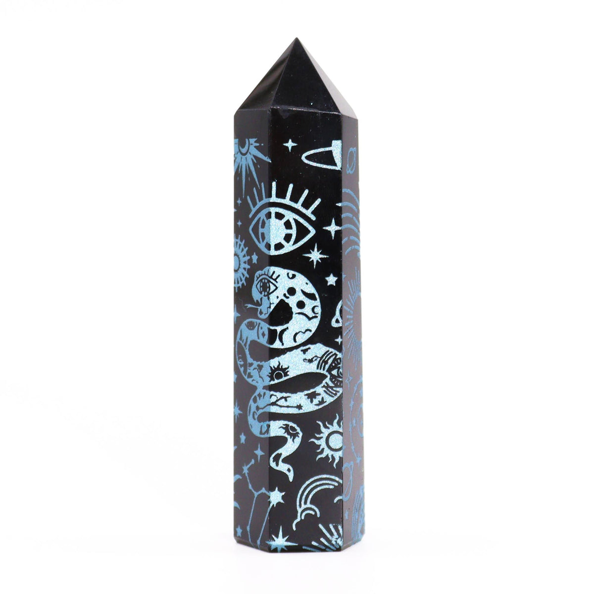 Black Obsidian Points - Mystic Story - Sky Blue AW Dropship UK