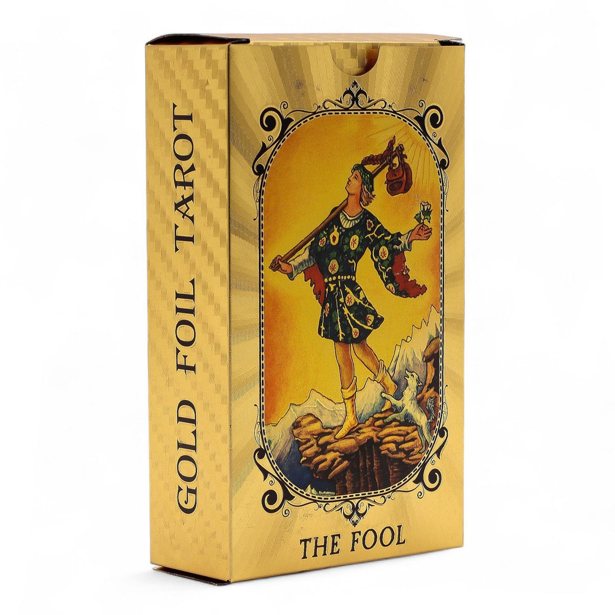 Blue & Gold Foil Tarot Card Set - All Seeing Eye - with booklet AW Dropship UK
